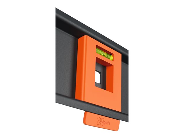 Vogel's Comfort TVM 3415 - Mounting kit (bracket, interface display strips, cover) - for flat panel - aluminium - black - screen size: 32\"-65\" - wall-mountable