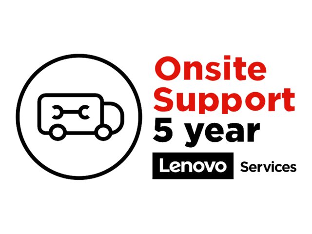 Lenovo Onsite - Extended service agreement - parts and labour - 5 years - on-site - response time: NBD - for ThinkBook 13, 14, 15, ThinkPad 11e (1st Gen), X131, X140, ThinkPad Yoga 11e (1st Gen)