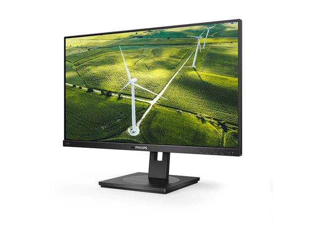 Philips B Line 242B1G - LED monitor - 24\" - 1920 x 1080 Full HD (1080p) @ 75 Hz - IPS - 250 cd/m² - 1000:1 - 4 ms - HDMI, DVI-D, VGA, DisplayPort - speakers - black texture