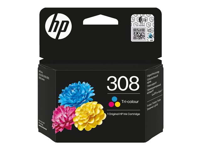 HP 308 Tri-color Original Ink blister Ca