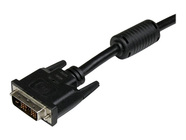 StarTech.com 3m DVID Single Link Cable M/M - DVI cable - single link - DVI-D (M) to DVI-D (M) - 3 m - molded, thumbscrews - black