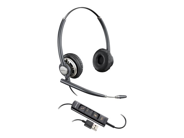 Poly EncorePro 725 - EncorePro 700 Series - headset - on-ear - wired - USB-A - black