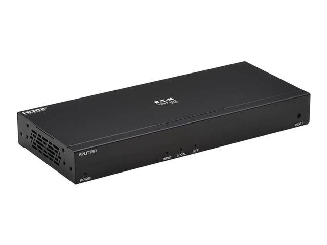 Eaton Tripp Lite Series HDMI over Cat6 Splitter - 4-Port 4K 60 Hz, HDR, 4:4:4, PoC, HDCP 2.2, 230 ft. (70.1 m), TAA - Video/audio extender - over CAT 6 - up to 70.1 m - TAA Compliant - for P/N: B127A-1P0-PH