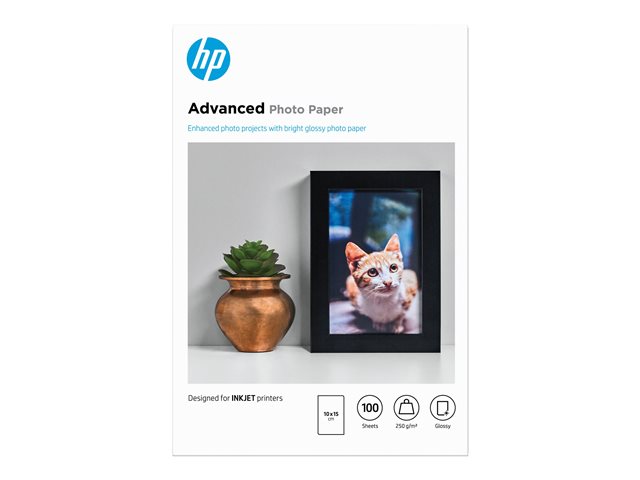 HP Paper Photo/Adv Glossy 10x15 bdl 100s