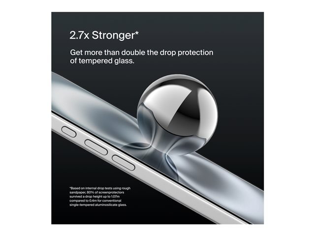 BELKIN ScreenForce Pro UltraGlass2 AM Screen Protection for iPhone 15/14 Pro