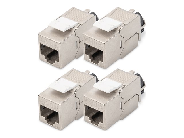 CAT 6A Keystone Jack shielded 4 pcs.