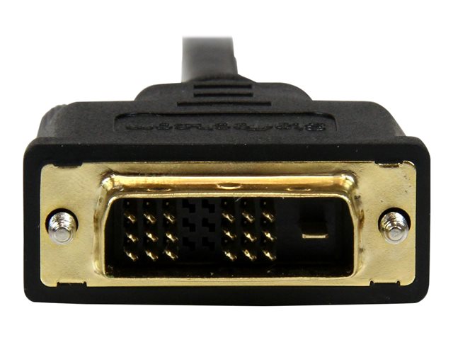 StarTech.com 2m Micro HDMI to DVI-D Cable - M/M - 2 meter Micro HDMI to DVI Cable - 19 pin HDMI (D) Male to DVI-D Male - 1920x1200 Video (HDDDVIMM2M) - Adapter cable - DVI-D male to 19 pin micro HDMI Type D male - 2 m - shielded - black