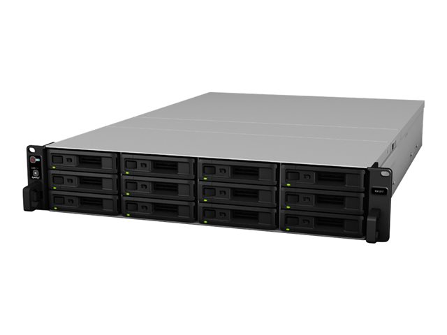 12-bay SATA expansion unit for RS1619xs+ RS4017xs+ RS3617xs+ RS3618xs RS3617(RP)xs RS3614xs+ RS3614(RP)xs RS2418(RP)+ RS2416(RP)+ RS2414(RP)+ RS2818RP+ RS3413xs+ RS3412(RP)xs RS3411(RP)xs