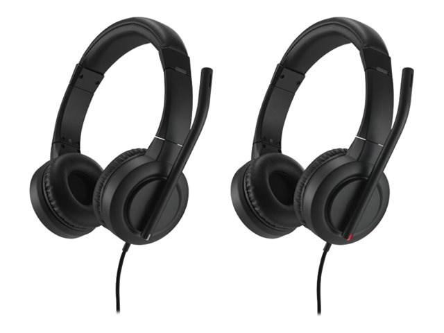 Kensington H1000 - Headset - on-ear - wired - USB-C - black