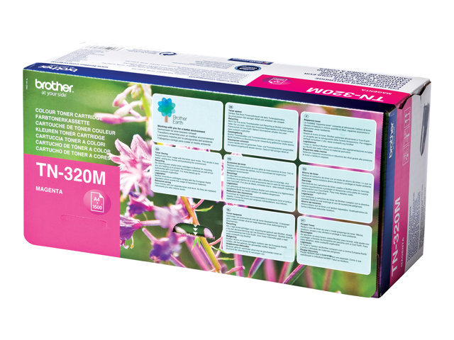 Brother TN320M - Magenta - original - toner cartridge - for Brother DCP-9055, DCP-9270, HL-4140, HL-4150, HL-4570, MFC-9460, MFC-9465, MFC-9970