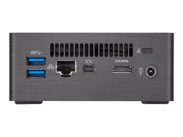 Gigabyte BRIX s GB-BLPD-5005 (rev. 1.0) - Barebone - Ultra Compact PC Kit 1 x Pentium Silver J5005 / up to 2.8 GHz - RAM 0 GB - UHD Graphics 605 - Gigabit Ethernet
