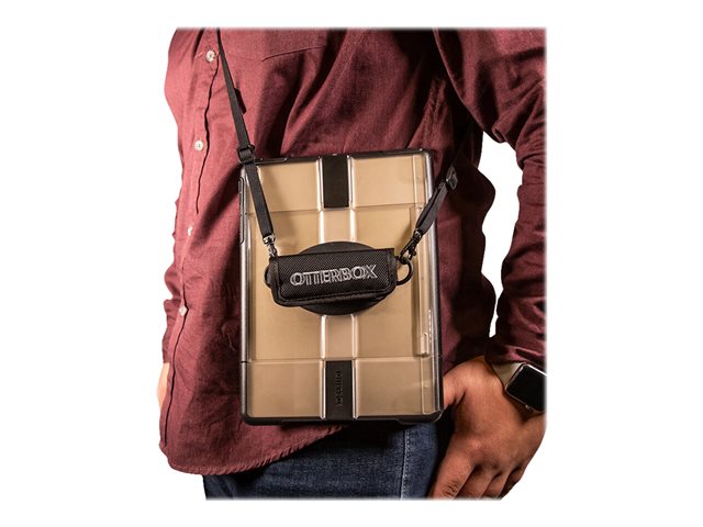 OtterBox Hand and Neck Strap - Carrying case strap kit for carrying case, tablet - black - for P/N: 77-60950, 77-61002, 77-61128, 77-62177, 78-52029, 78-52032, 78-52040, 78-52142