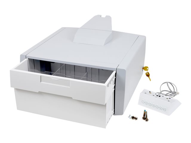 Ergotron StyleView Primary Single Tall Drawer - Mounting component (drawer module) - lockable - medical - grey, white - cart mountable