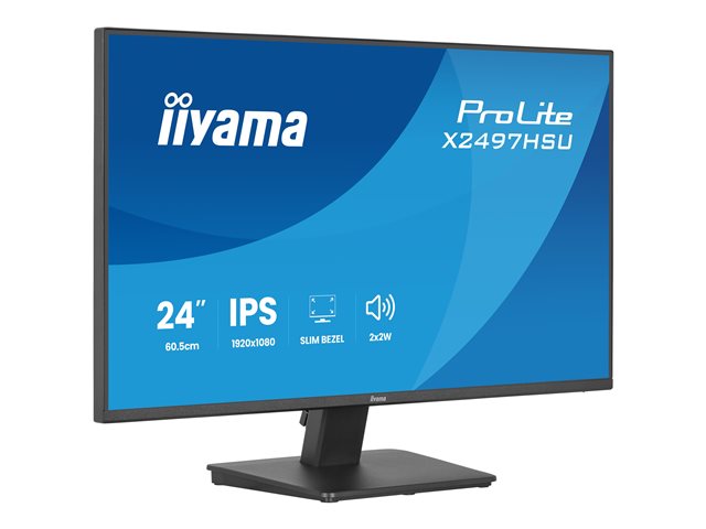 iiyama X2497HSU-B1 24\" IPS LCD with 4-si