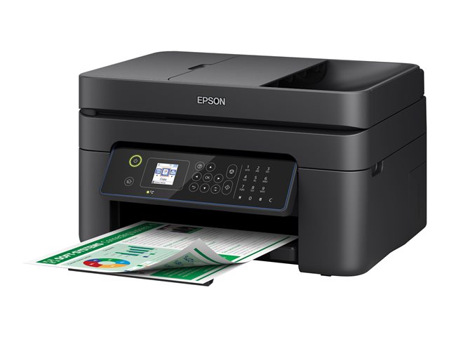 Epson WorkForce WF-2845DWF - Multifunction printer - colour - ink-jet - A4/Legal (media) - up to 10 ppm (printing) - 100 sheets - 33.6 Kbps - USB 2.0, Wi-Fi(n)