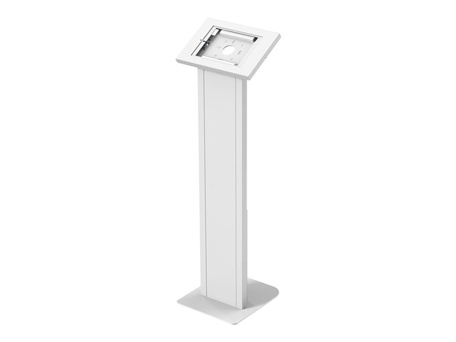 Neomounts FL15-750WH1 - Stand - for tablet - lockable - white - screen size: 9.7\", 10.1\", 10.2\", 10.4\", 10.5\", 10.9\", 11\" - floor mountable - for Apple 10.2-inch iPad, 10.5-inch iPad Air (3rd generation), 10.5-inch iPad Pro, 10.9-inch iPad Air (4th generation), 11-inch iPad Pro (3rd generation), 9.7-inch iPad (5th generation, 6th generation), 9.7-inch iPad Pro, iPad Air, iPad Air 2, Samsung Galaxy Tab A (10.1 in), Tab A7, Tab S6