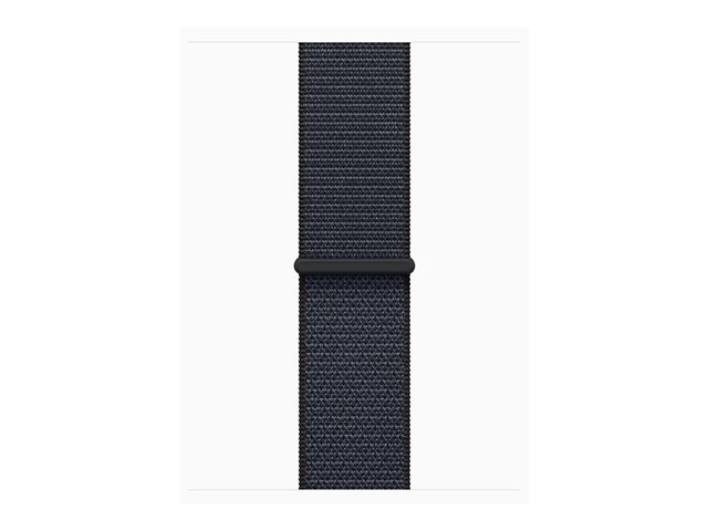 Apple Watch SE (GPS) - 2nd generation - 40 mm - midnight aluminium - smart watch with sport loop - soft double-layer nylon - ink - wrist size: 130-200 mm - 32 GB - Wi-Fi 4, Bluetooth - 26.4 g