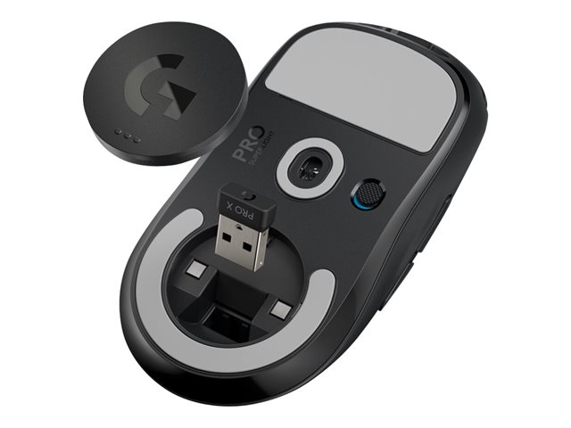 Logitech PRO X SUPERLIGHT Wireless Gaming Mouse - Mouse - optical - 5 buttons - wireless - 2.4 GHz - USB Logitech LIGHTSPEED receiver - black