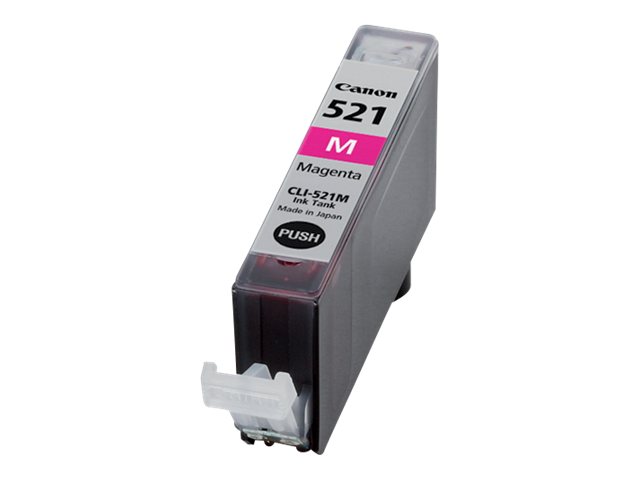 Canon CLI-521M - 9 ml - magenta - original - ink tank - for PIXMA iP3600, iP4700, MP540, MP550, MP560, MP620, MP630, MP640, MP980, MP990, MX860, MX870