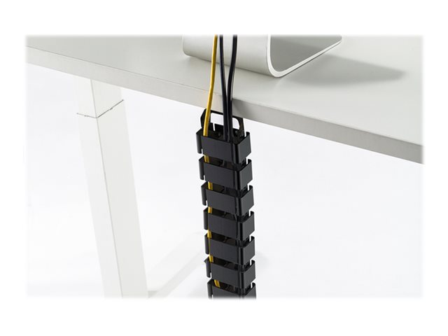 FLEX. CABLE ROUTING ADJ. LENGTH CABLE MANAGEMENT SPINE BLACK