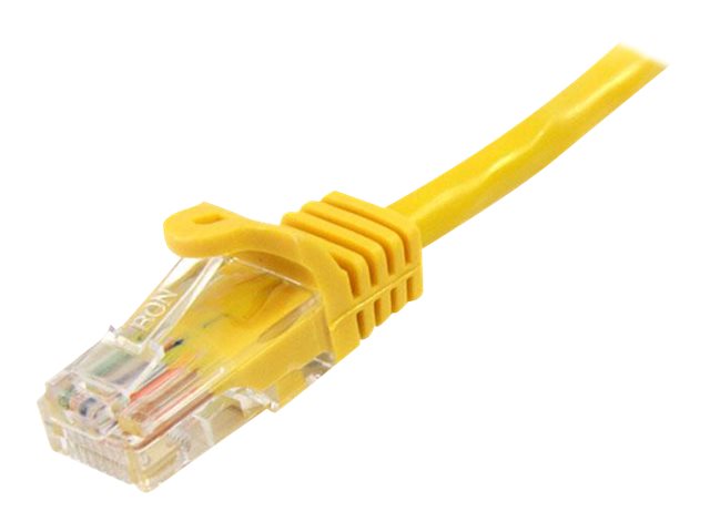 StarTech.com 2m Yellow Cat5e / Cat 5 Snagless Patch Cable - Patch cable - RJ-45 (M) to RJ-45 (M) - 2 m - UTP - CAT 5e - molded, snagless - yellow