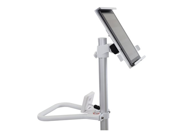 Ergotron StyleView Pole Cart - Cart - for LCD display / tablet - bright white - screen size: up to 24\"