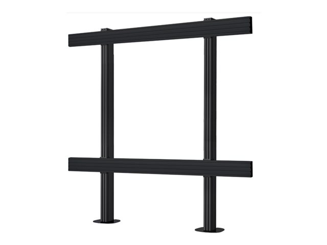 B-TECH System X BT9372-SAM110 - Stand - for dvLED video wall - bolt-down - black - screen size: 110\" - floor mountable - for B-TECH BT9370-SAM146/B
