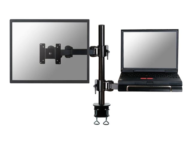 Neomounts FPMA-D960NOTEBOOK - Mounting kit - full-motion - for LCD display / notebook - black - screen size: 10\"-27\" - clamp mountable, desk-mountable