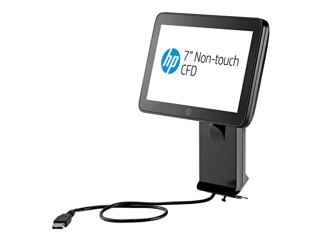 HP Customer Facing Display Top with Arm - Customer display - 7\" - 250 cd/m² - USB - USB - for RP9 G1 Retail System 9118