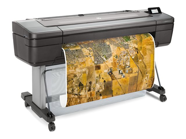 HP DesignJet Z6dr PostScript - 44\" large-format printer - colour - ink-jet - Roll (111.8 cm) - 2400 x 1200 dpi - up to 1.1 min/page (mono) / up to 1.1 min/page (colour) - Gigabit LAN, USB host - cutter