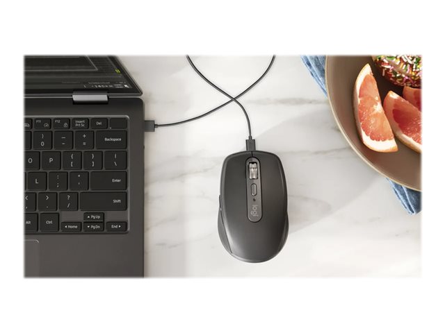 Logitech MX Anywhere 3S - Mouse - optical - 6 buttons - wireless - Bluetooth - graphite