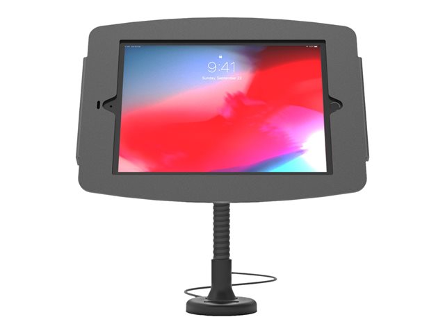 Compulocks iPad Pro 11\" (1-4th Gen) Space Enclosure Flex Arm Mount - Enclosure - Anti-Theft - for tablet - lockable - high-grade aluminium - black - wall-mountable, surface mountable, counter top - for Apple 11-inch iPad Pro (1st generation, 2nd gene