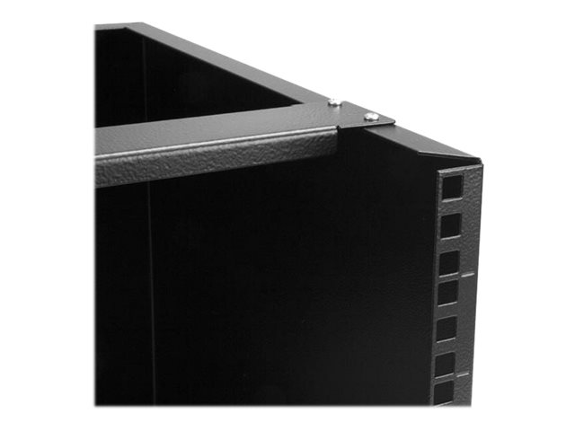 StarTech.com Wall Mount Patch Panel Rack - 15U Wall Mount Rack - 2 Post Open Frame Rack - Wall Mount Network Patch Panel (WALLMNT12) - Wall mount bracket - black - 12U