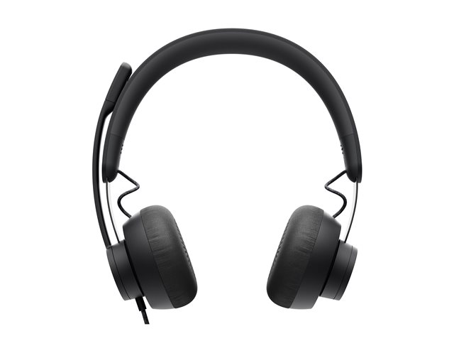 Logitech Zone Wired - Headset - on-ear - wired - USB-C - graphite