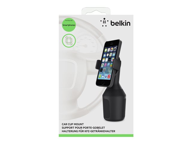 Belkin Car Cup Mount - Car holder for mobile phone - for Samsung Galaxy Note 3, Note II, S II, S4, S5