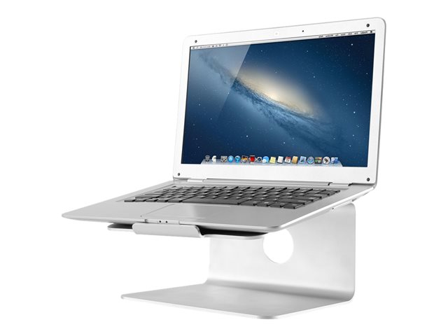 Neomounts NSLS050 - Stand - for notebook - brushed aluminium - silver - screen size: 10\"-17\" - desktop