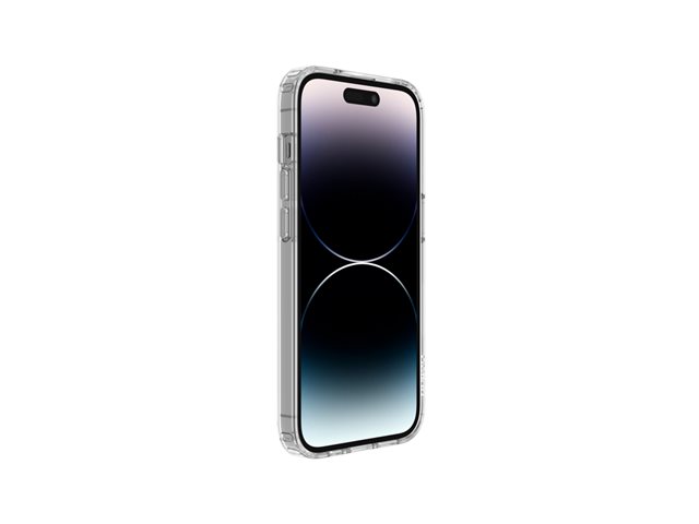 Belkin SheerForce - Back cover for mobile phone - magnetic - MagSafe compatibility - clear - thin, lightweight - for Apple iPhone 14 Pro