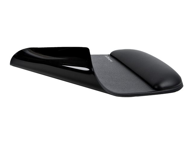 StarTech.com Mouse Pad with Hand rest, 6.7x7.1x 0.8 in (17x18x2cm), Ergonomic Mouse Pad with Wrist Support, Desk Wrist Pad w/ Non-Slip PU Base for Office/Home/Computer/Laptop - Cushioned Gel Mouse Pad w/ Palm Rest - Mouse pad with wrist pillow - blac