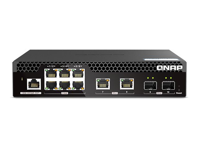 QNAP Web Managed Series - Switch - half-width, Layer 2 - Managed - rack-mountable