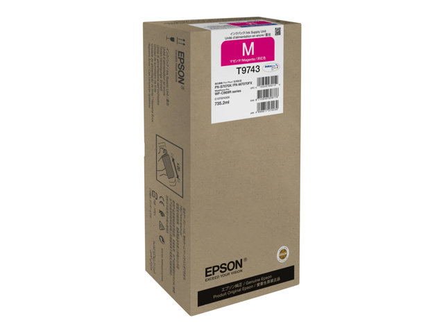 Epson T9743 - 735.2 ml - XXL size - magenta - original - ink cartridge