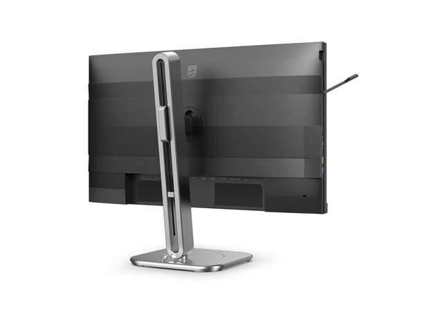 Philips 24B2G5301 - 5000 Series - LED monitor - USB - 24\" - 1920 x 1080 Full HD (1080p) @ 100 Hz - IPS - 1500:1 - HDMI, VGA, DisplayPort, USB-C - speakers - silver, charcoal