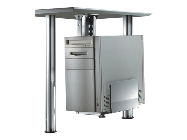 Neomounts CPU-D200 - Mounting kit (CPU mount) - fixed - silver - under-the-desk