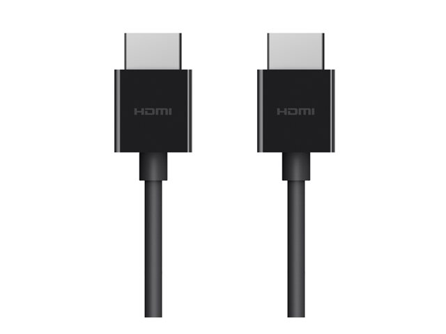 Belkin BoostCharge - Ultra High Speed - HDMI cable - HDMI male to HDMI male - 2 m - black - 8K support - for P/N: AVC006BTSGY, F4U098BT, F4U110BT, INC003TTBK, INC004BTSGY