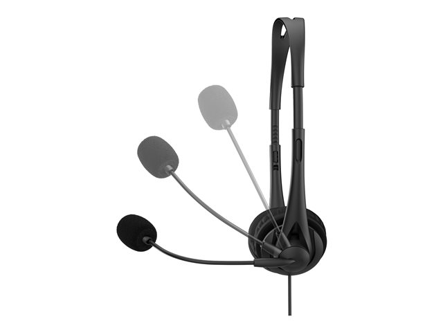 HP G2 - Headset - on-ear - wired - 3.5 mm jack - shadow black - for HP 245 G9, 256 G8, 25X G9, EliteBook 1040 G9, 64X G9, 65X G9, ProBook 44X G9, 45X G9