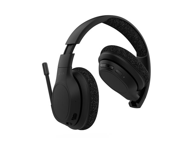 Belkin SoundForm Adapt - Headphones with mic - full size - Bluetooth - wireless, wired - USB-C, 3.5 mm jack - black