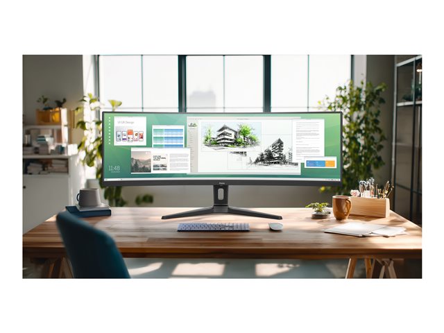 XCB4594DQSU-B1 44.5\" Business DQHD BLACK