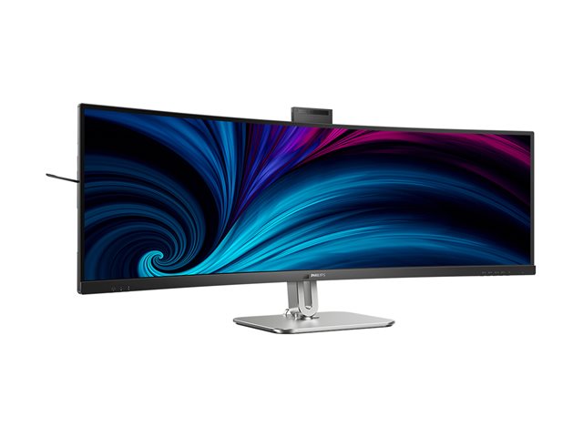 Philips 49B2U6903CH - 6000 Series - LED monitor - curved - 49\" (48.8\" viewable) - 5120 x 1440 SuperWide @ 100 Hz - VA - 500 cd/m² - 3000:1 - DisplayHDR 400 - 4 ms - Thunderbolt 4, 2xHDMI, DisplayPort - speakers - silver