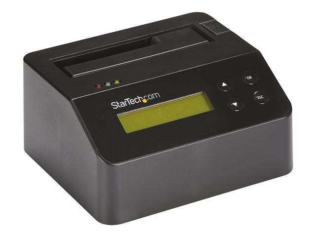 StarTech.com USB 3.0 Hard Drive Eraser Dock for 2.5\" & 3.5\" SATA/ IDE SSD HDD + mSATA & M.2 - Standalone Secure Erase Wiper & Sanitizer (SDOCK1EU3P) - Hard drive eraser - black - for P/N: SVA12M5NA