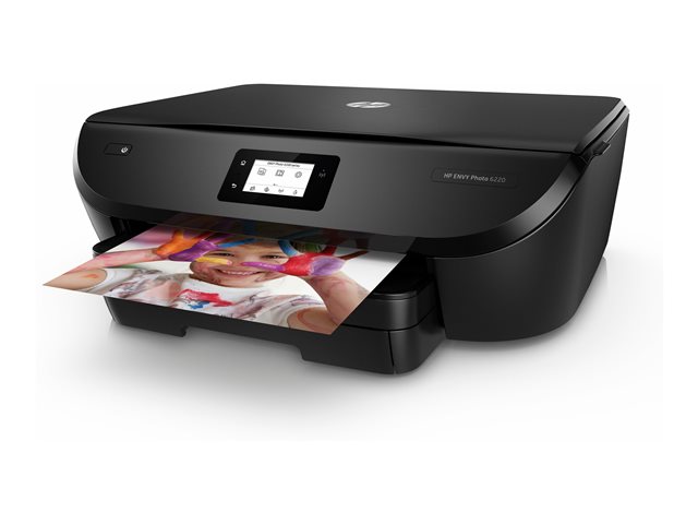 HP ENVY Photo 6220 All-in-One - Multifunction printer - colour - ink-jet - 216 x 297 mm (original) - A4/Legal (media) - up to 11 ppm (copying) - up to 12 ppm (printing) - 125 sheets - USB 2.0, Bluetooth, Wi-Fi(n) - HP Instant Ink eligible