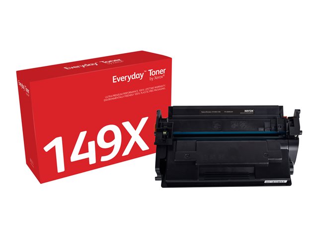 Everyday Black Toner replaces HP 149X (W